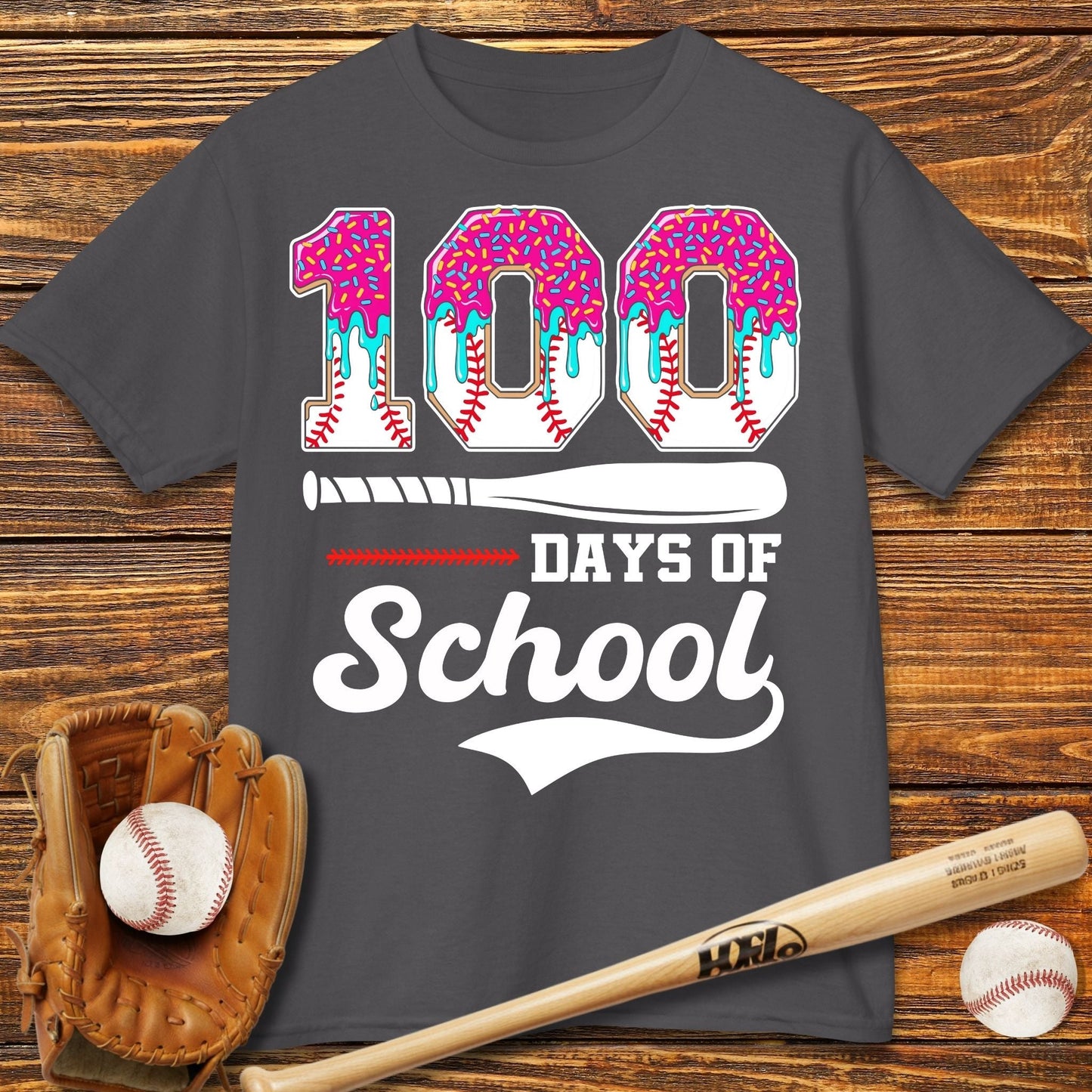100 Days Of School Kids T-Shirt - HomeRun PrintsKids clothes