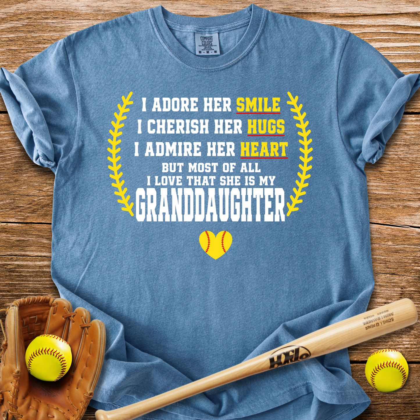 Adores Her Granddaughter T-Shirt