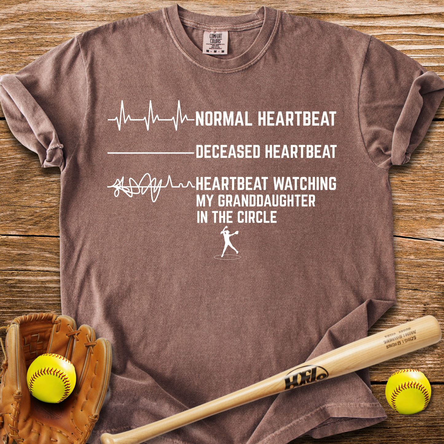 Granddaughter's Circle Flatlines Me T-Shirt
