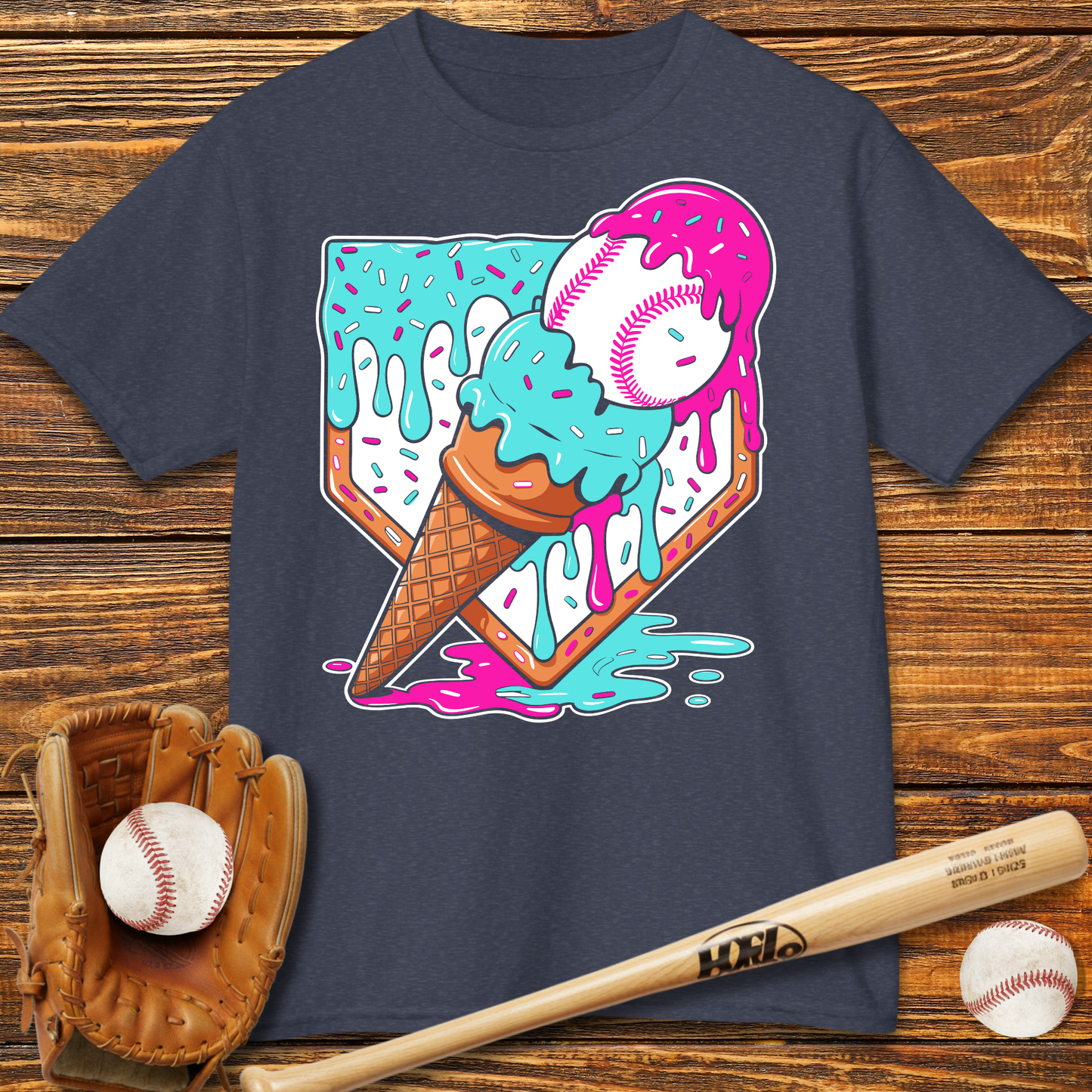 Ice Cream Drip Kids T-Shirt