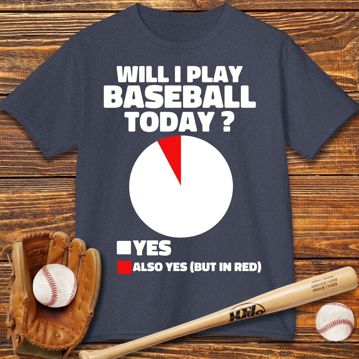 Will I Play Baseball Kids T-Shirt