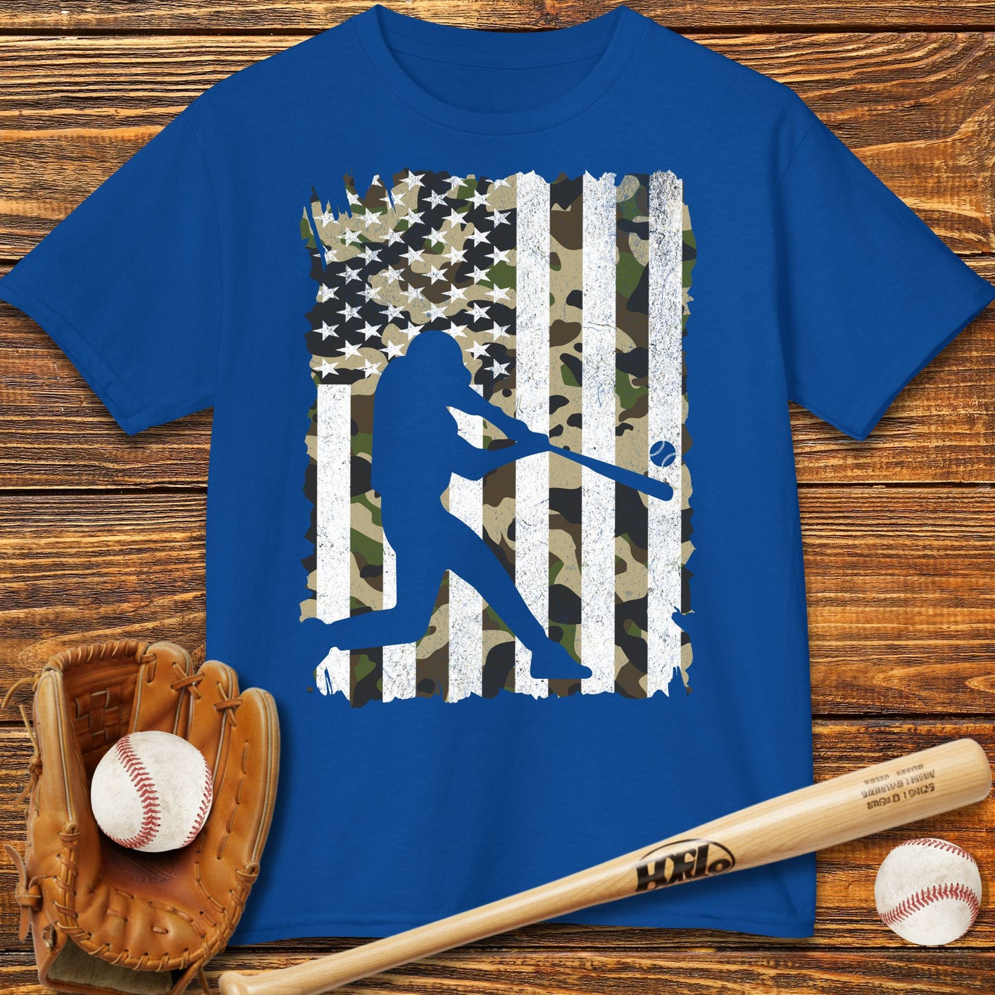 Camouflage Patriotic Kids T-Shirt