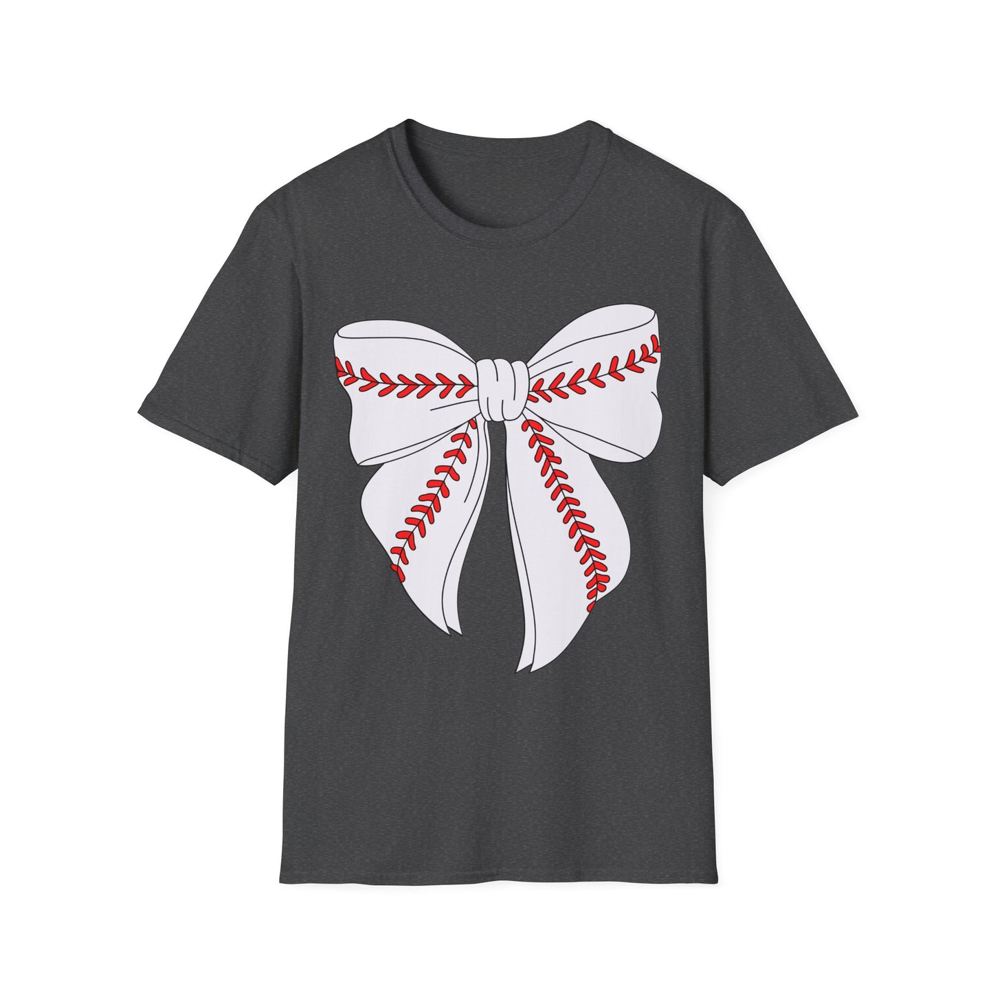 Charming Bow Graphic T-Shirt for All Occasions, Gift for Her, Casual Wear, Holiday Apparel, Trendy Fashion Statement
