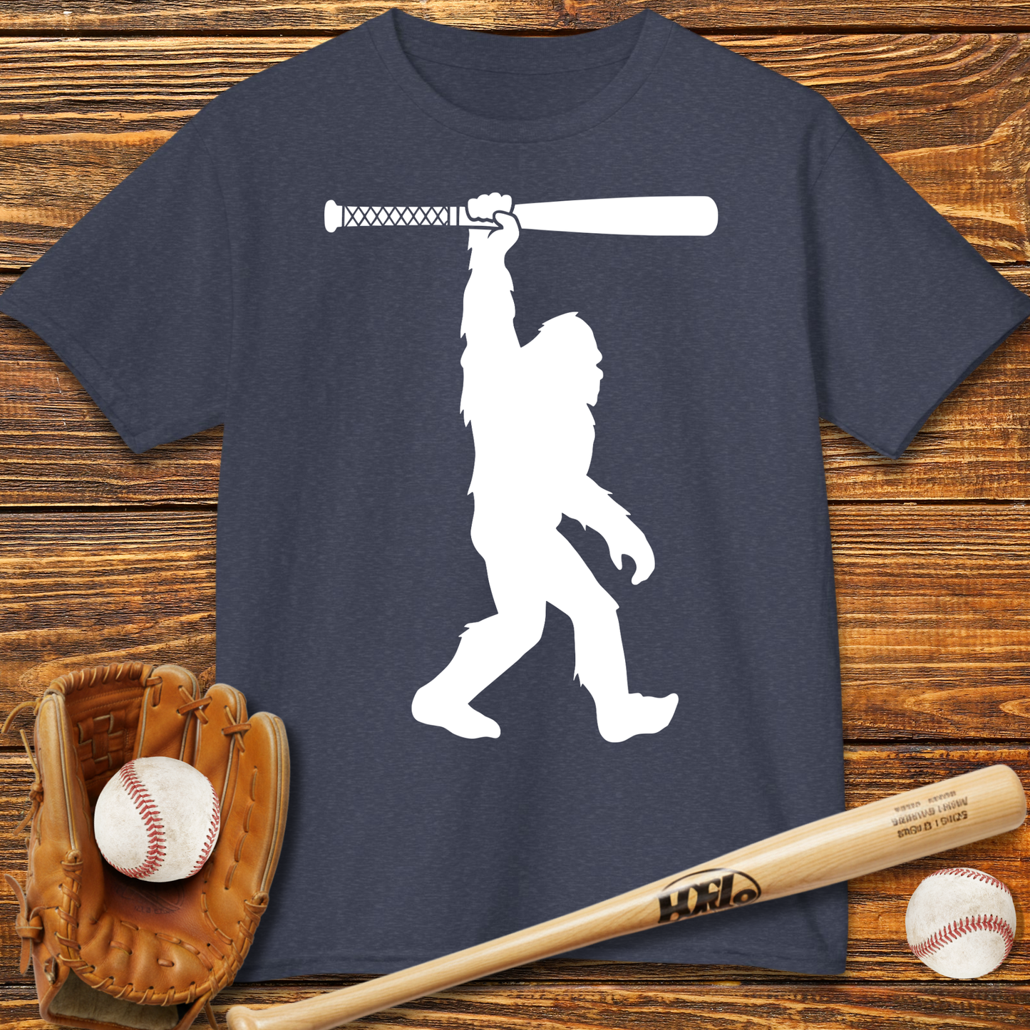 Bigfoot Baseball Kids T-Shirt