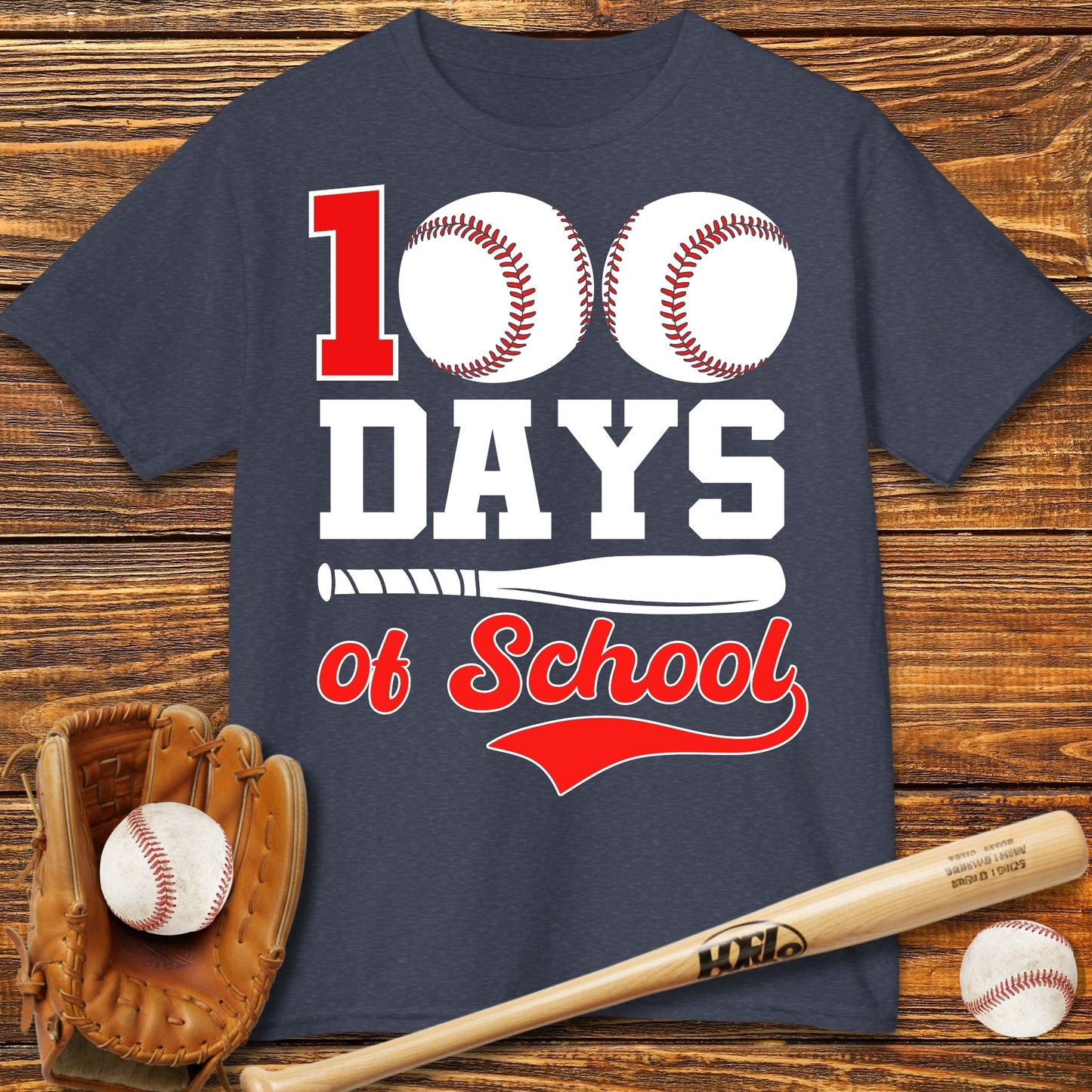 100 Days Of School Kids T-Shirt