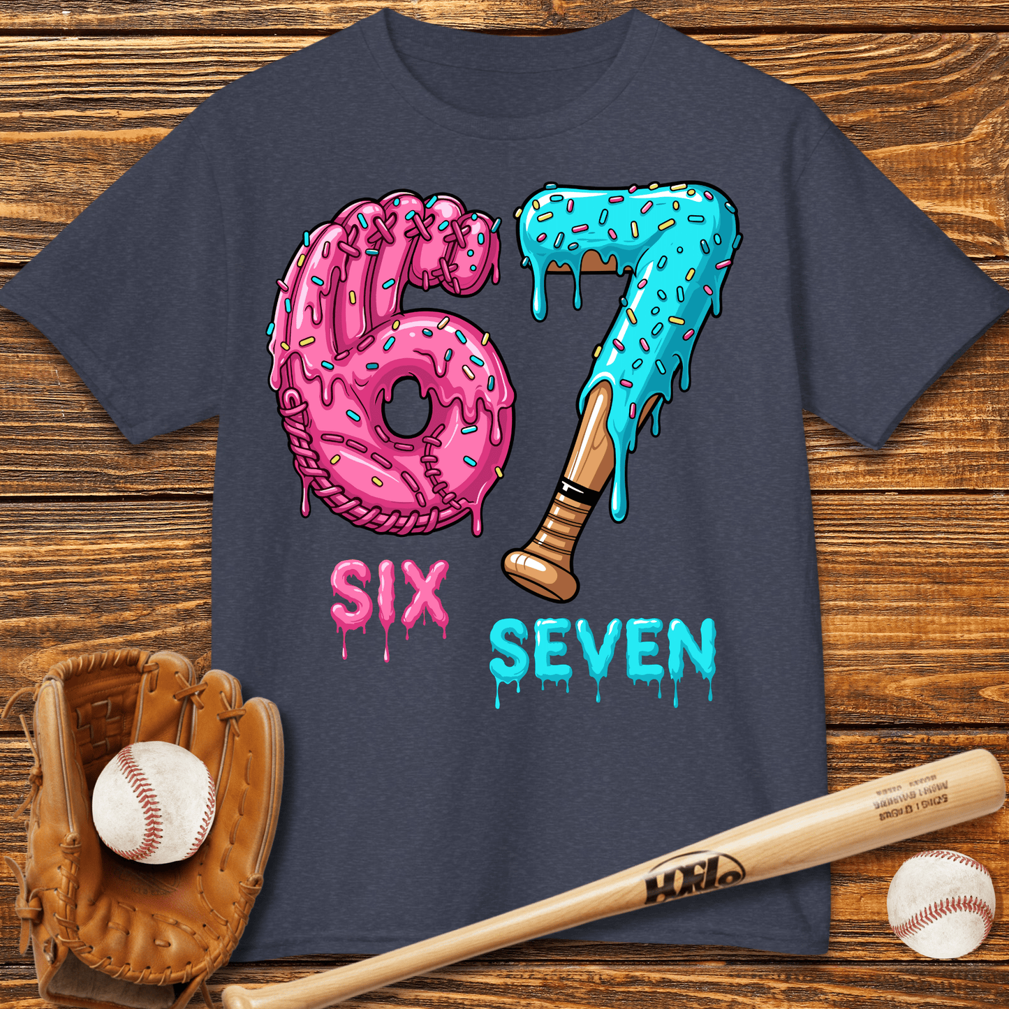 Baseball Drip 67 Kids T-Shirt