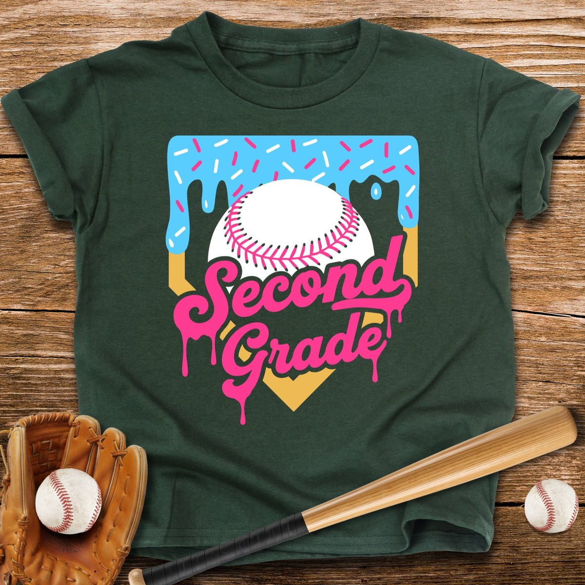 2nd Grade Back to School Drip Youth Tee - HomeRun PrintsKids clothes