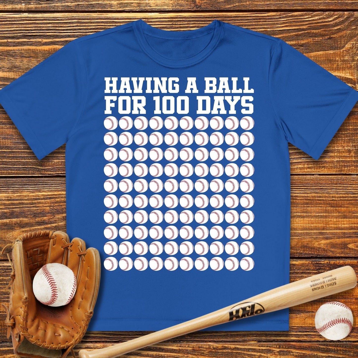 100 Days Of School Youth Athletic Tee