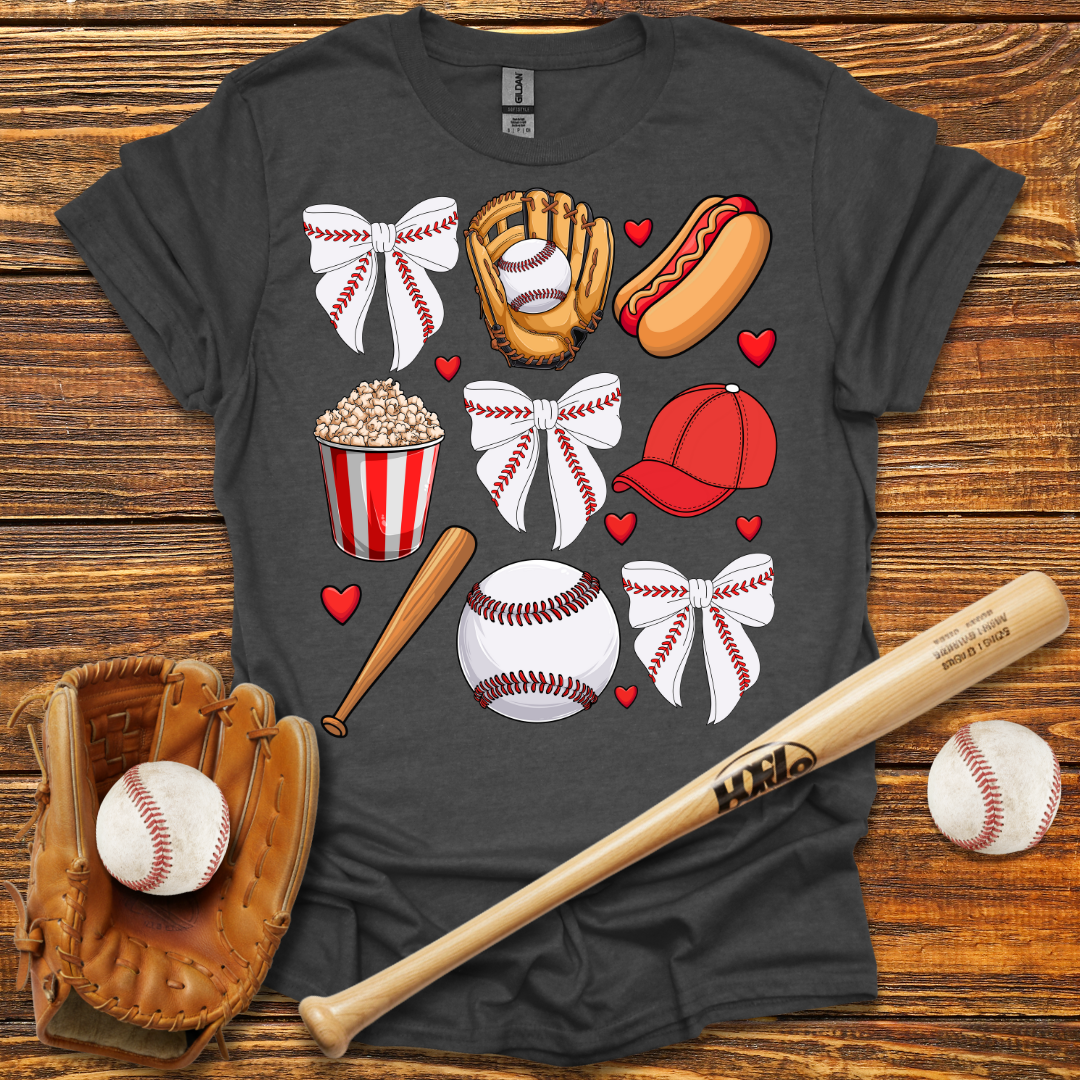 Red Coquette Bow Tee