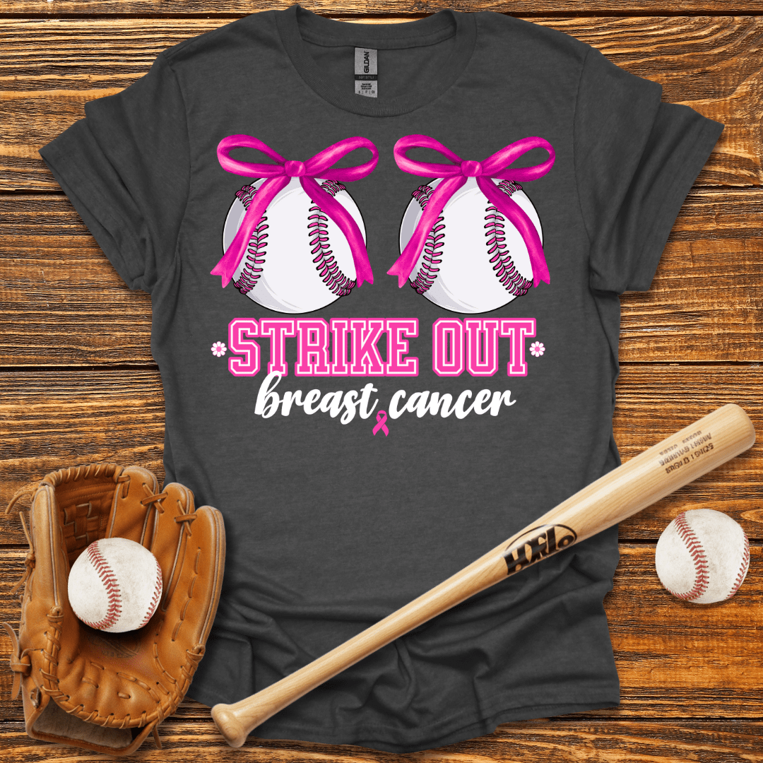 Strike Out Breast Cancer Tee