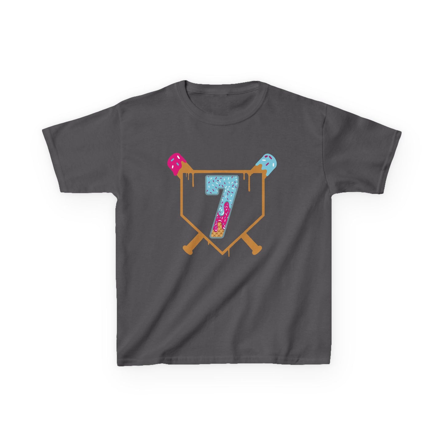 Baseball 7th Birthday Kids T-shirt