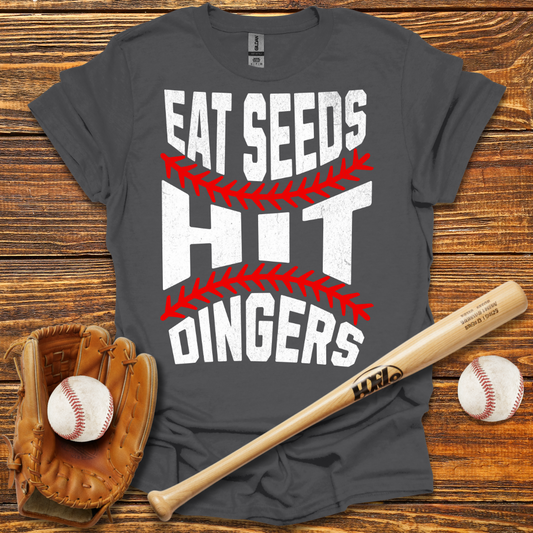 Eat Seeds Hit Dingers Tee