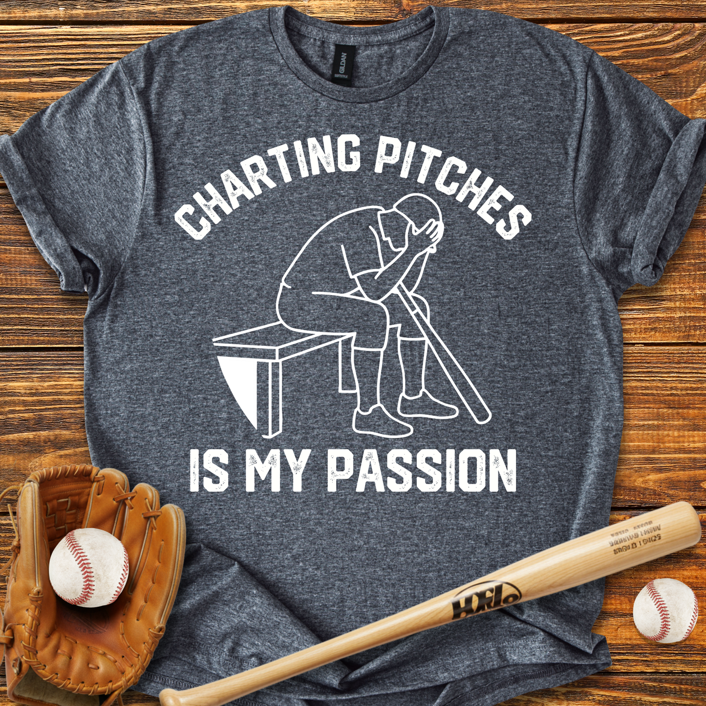 Funny Charting Pitches Adult T-Shirt