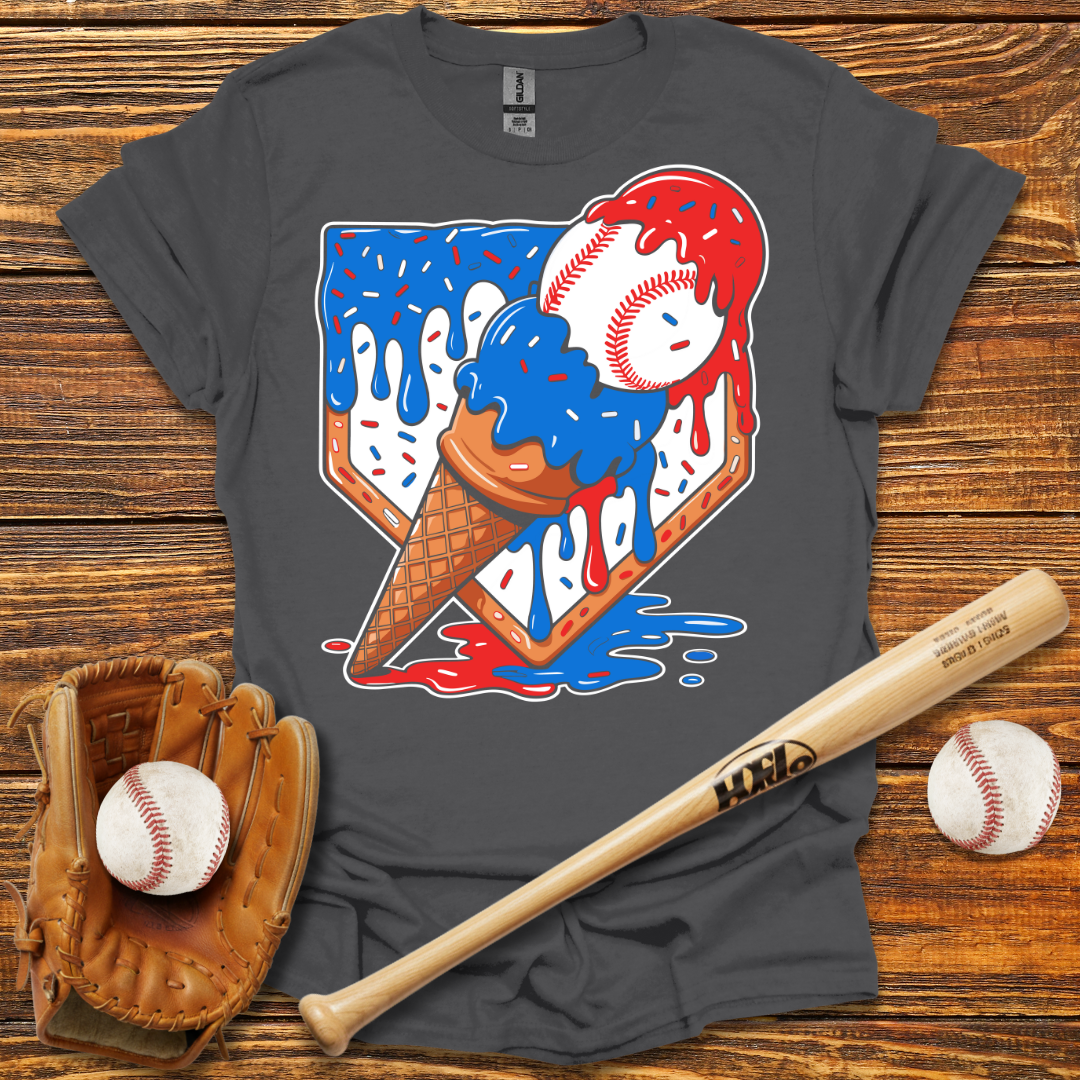 USA Ice Cream Drip Tee