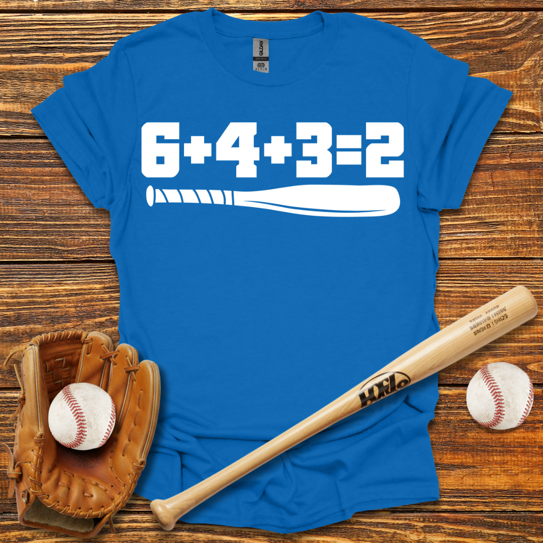 6 4 3 2 Double Play Tee