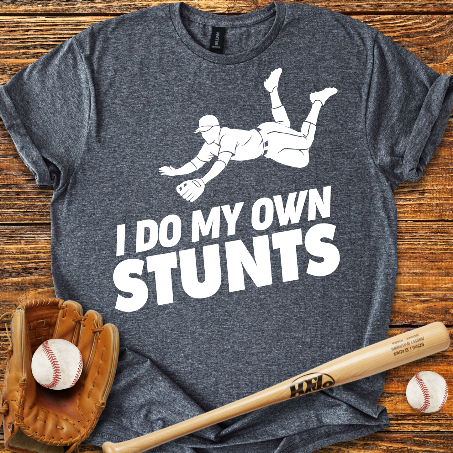I Do My Own Stunts Adult T-shirt
