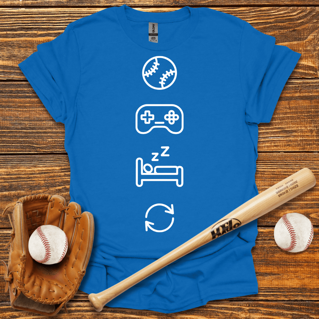 Gaming Sleep Repeat Tee