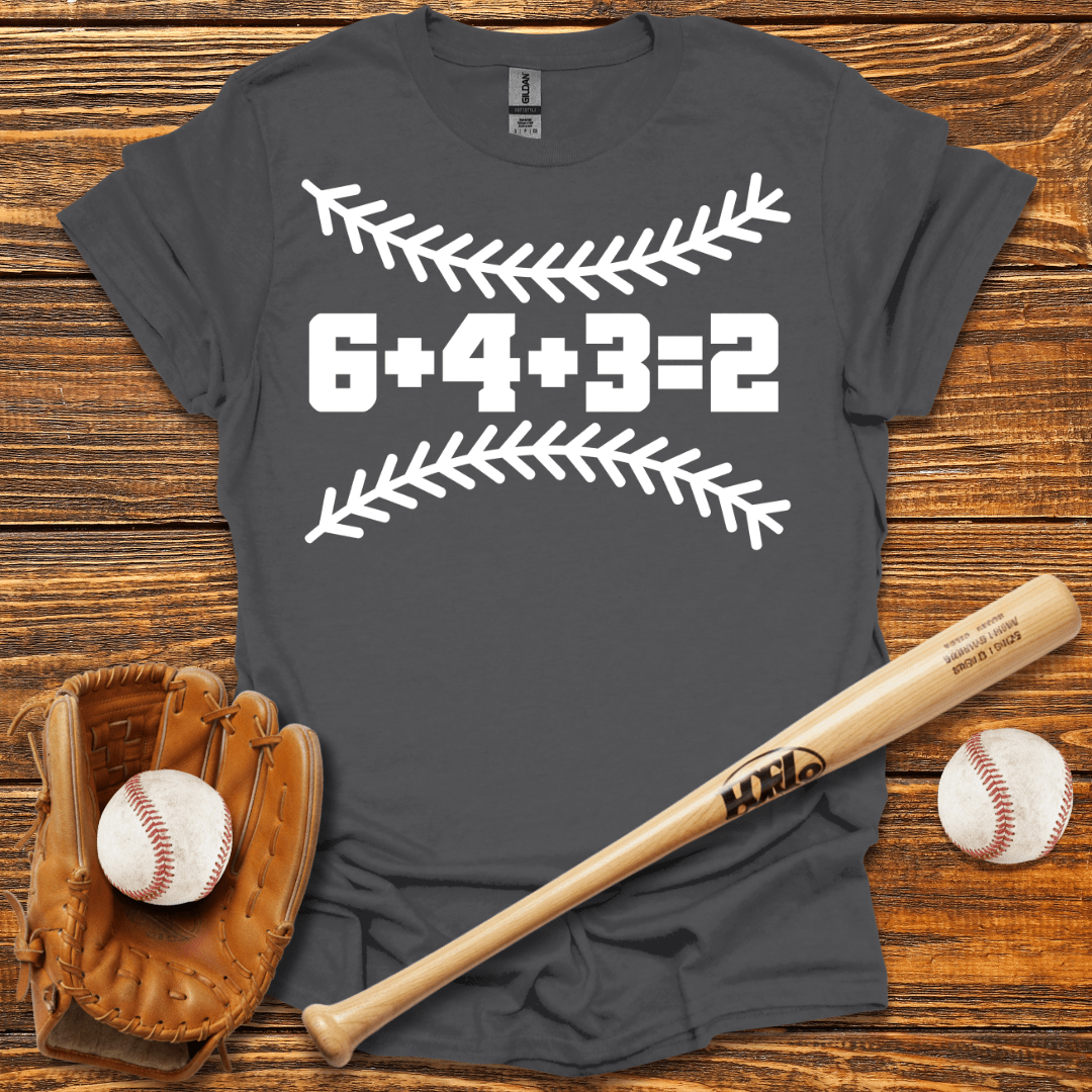 6 4 3 2 Double Play T-Shirt - HomeRun PrintsT-Shirt