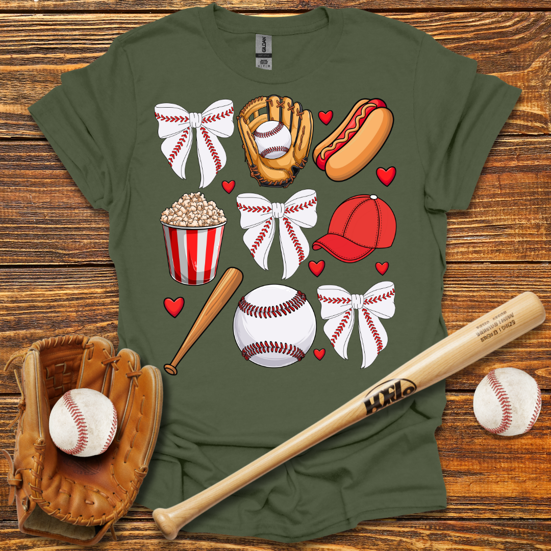 Red Coquette Bow Tee