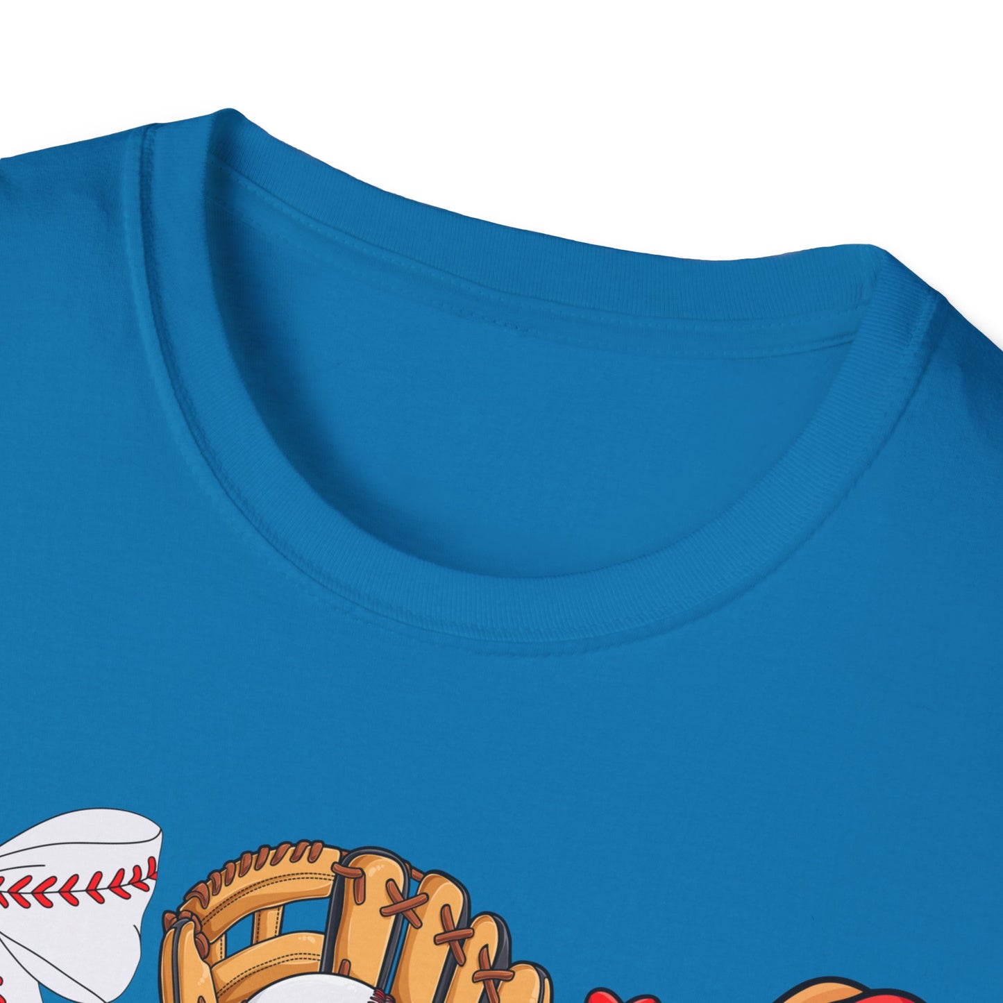 Baseball Love Unisex T-Shirt, Sports Fan Apparel, Gift for Him, Her, Game Day Outfit, Summer Casual Wear