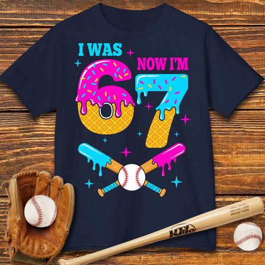 7th Birthday Drip 67 Kids T-shirt - HomeRun PrintsKids clothes