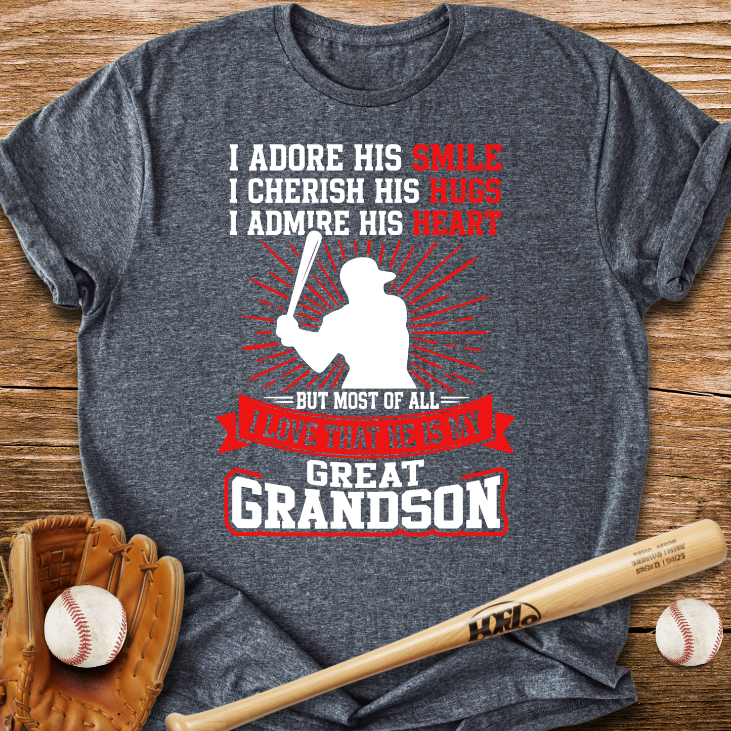 Great Grandson Baseball T-Shirt