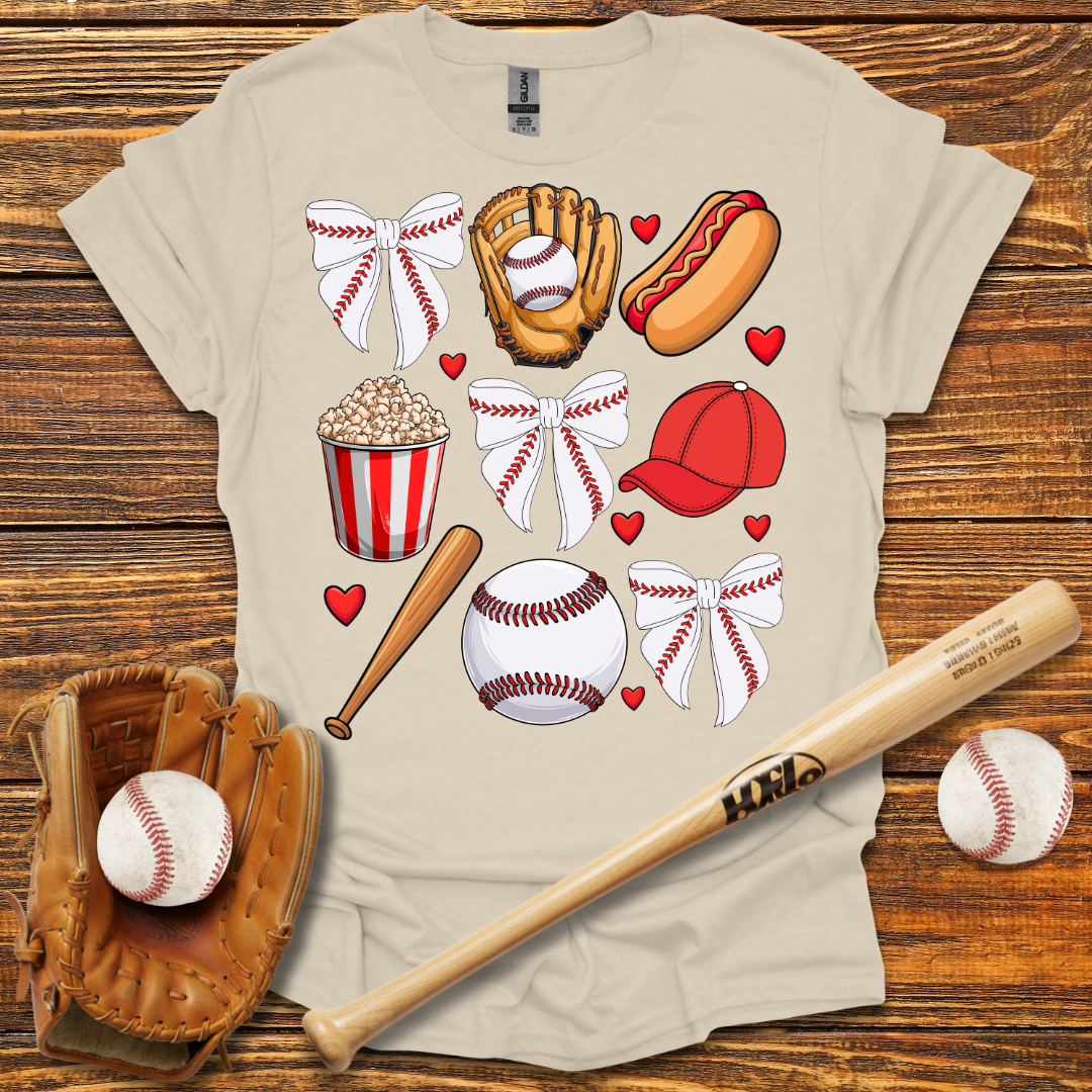 Red Coquette Bow Tee