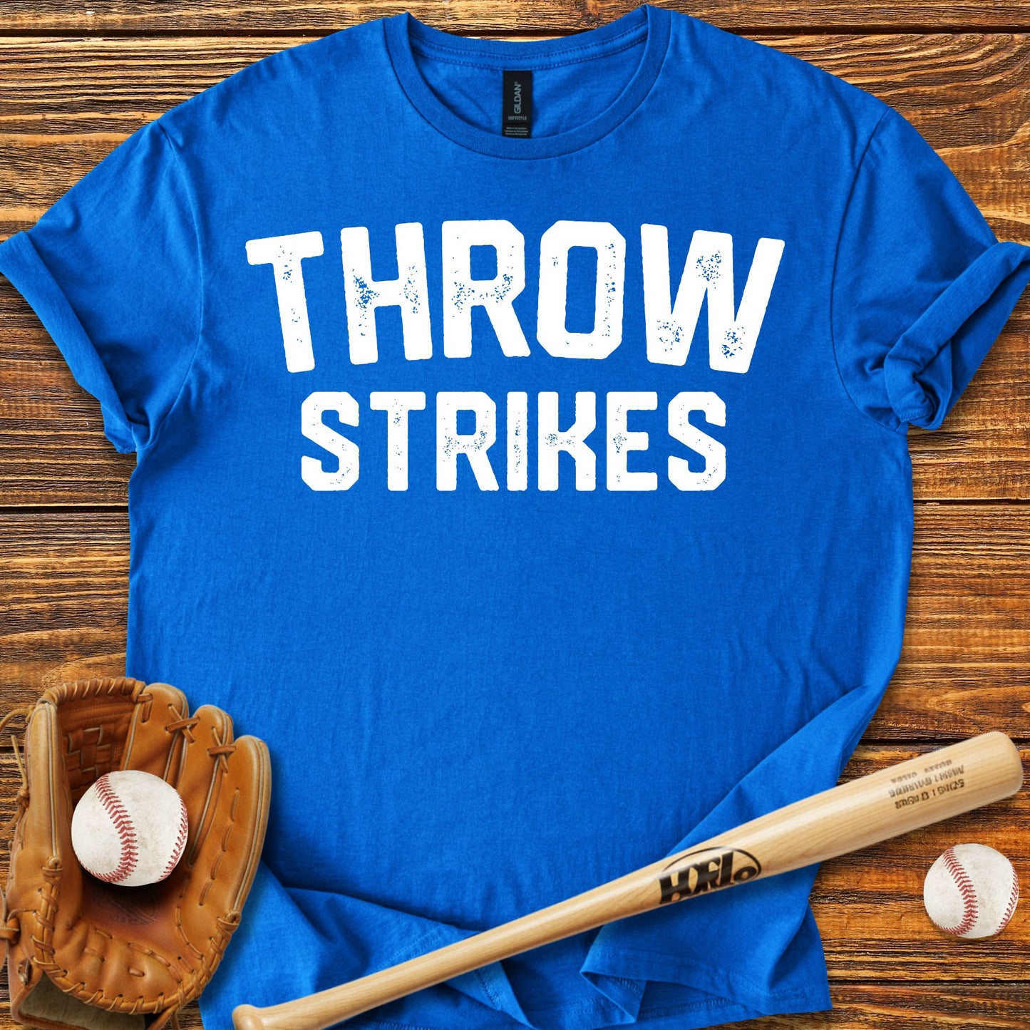 Throw Strikes Adult T-Shirt