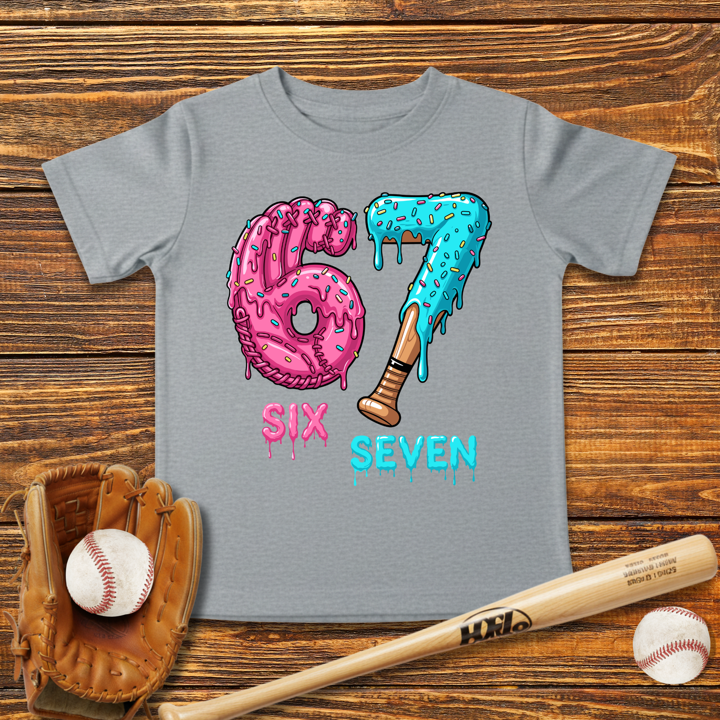 Baseball Drip 67 Infant Baby T-Shirt