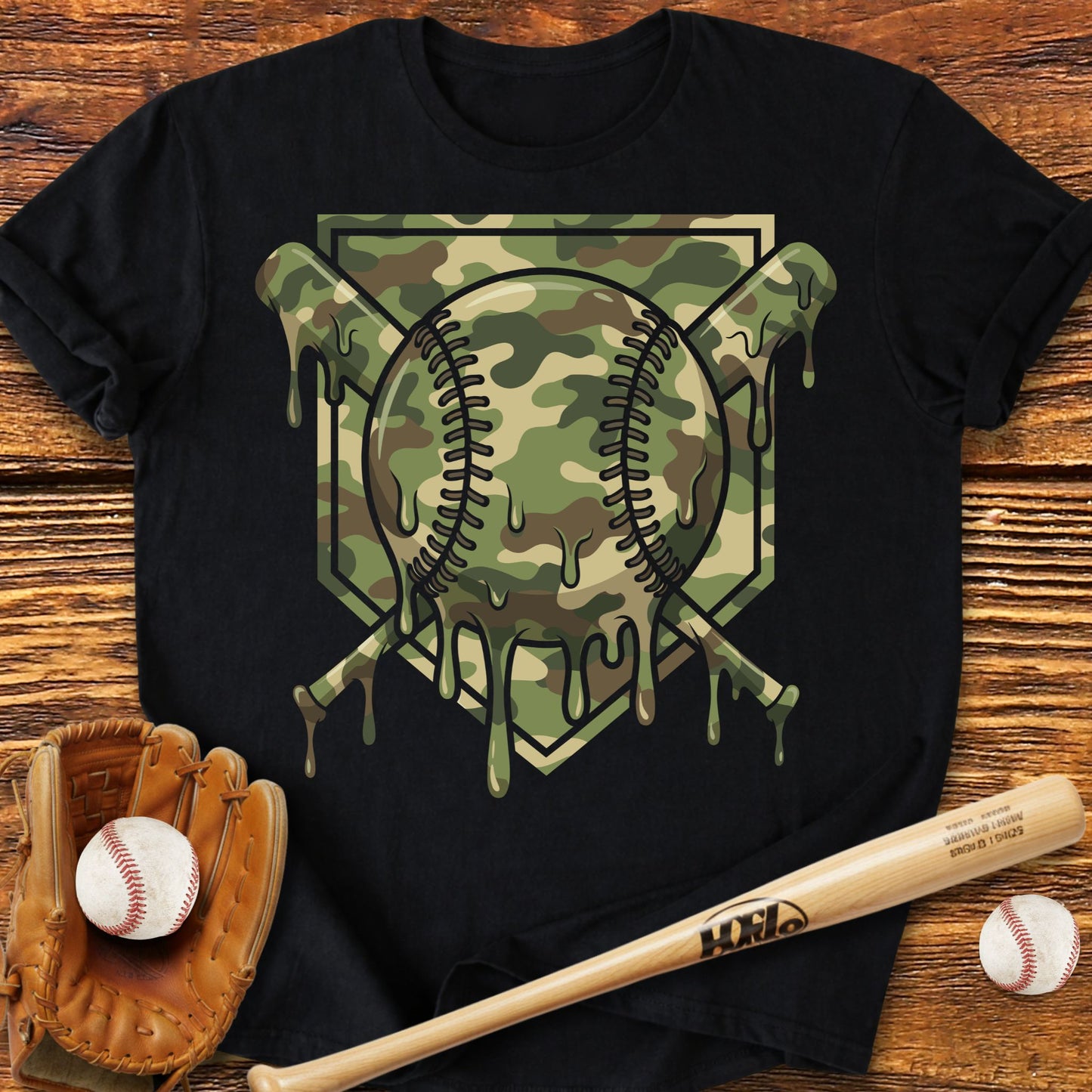 Camo Drip Adult T-Shirt