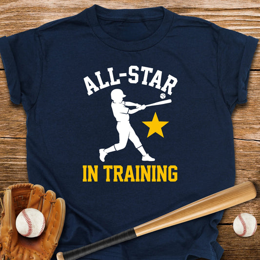 All-Star In Training Basebal Youth Tee - HomeRun PrintsKids clothes