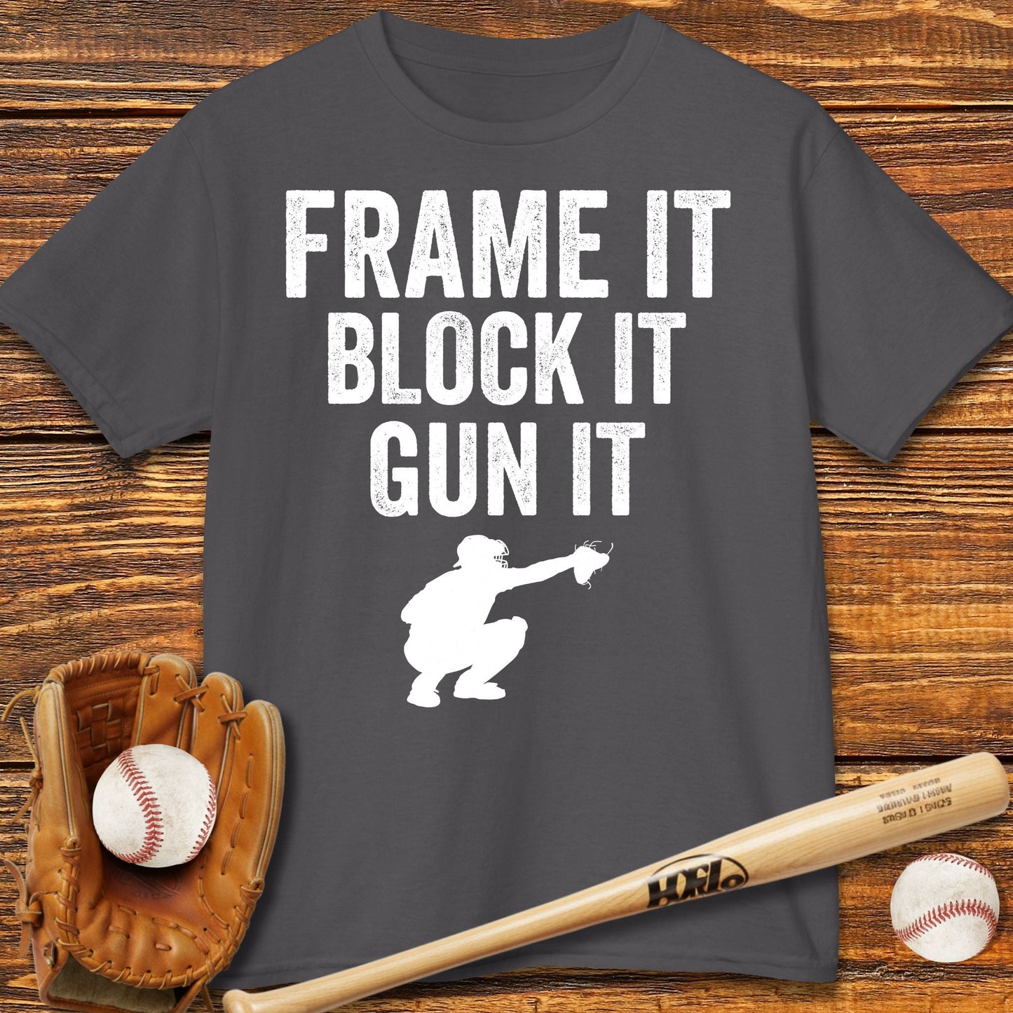Baseball Catcher Kids T-shirt - HomeRun PrintsKids clothes