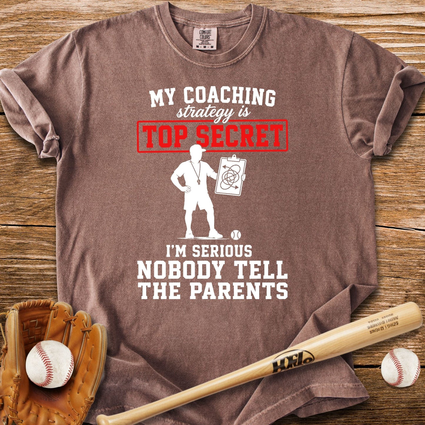 Baseball Coach T-Shirt - HomeRun PrintsComfort Colors