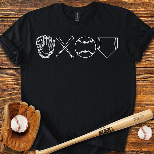 Baseball Doddle T-shirt - HomeRun PrintsT-Shirt