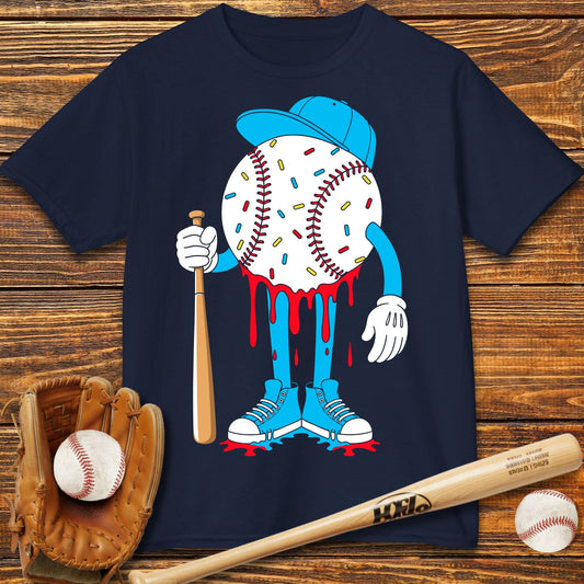 Baseball Drip Kids T-Shirt - HomeRun PrintsKids clothes
