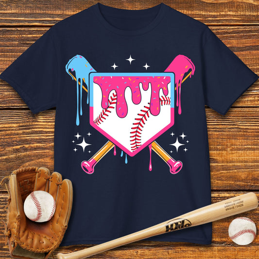 Baseball Drip Kids T-shirt - HomeRun PrintsKids clothes
