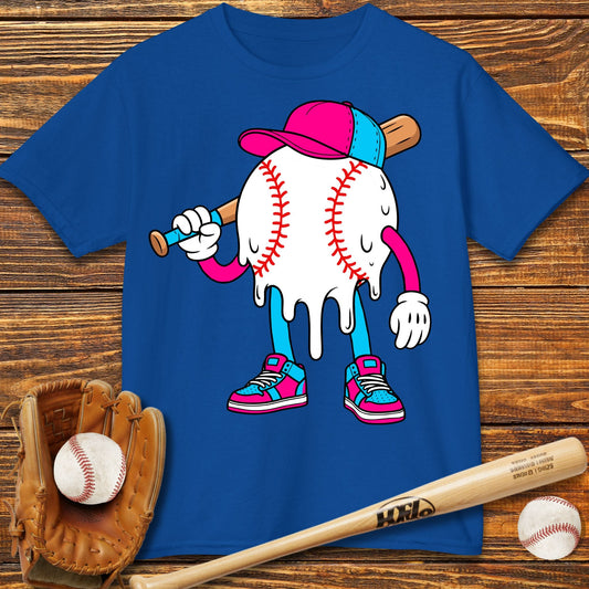 Baseball Drip Kids T-Shirt - HomeRun PrintsKids clothes