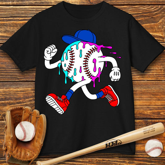 Baseball Drip Kids T-Shirt - HomeRun PrintsKids clothes