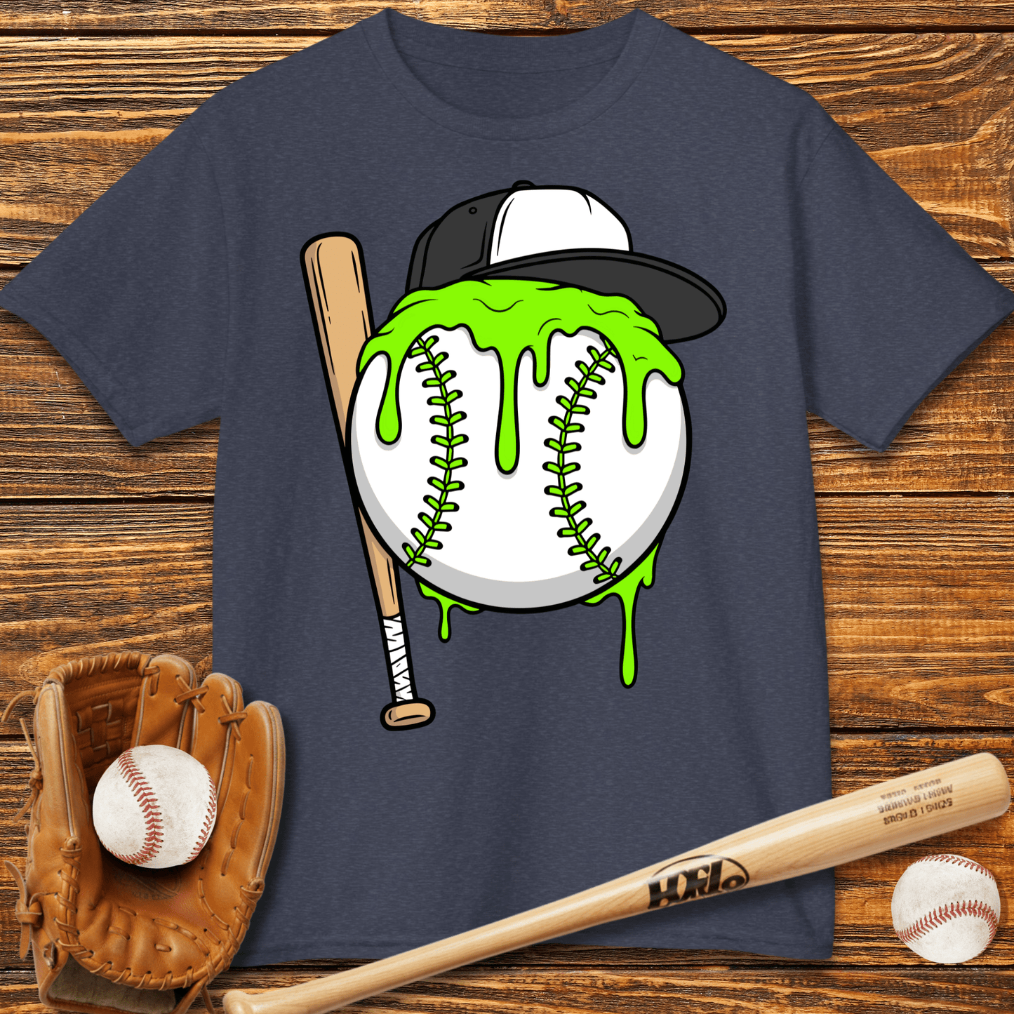Baseball Drip Kids T-Shirt - HomeRun PrintsKids clothes