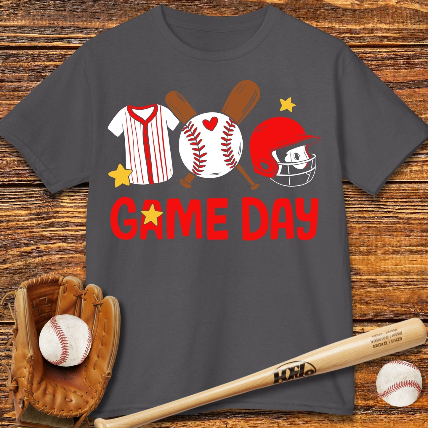 Baseball Game Day Kids T-shirt - HomeRun PrintsKids clothes