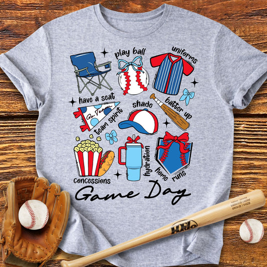 Baseball Game Day T-Shirt - HomeRun PrintsT-Shirt