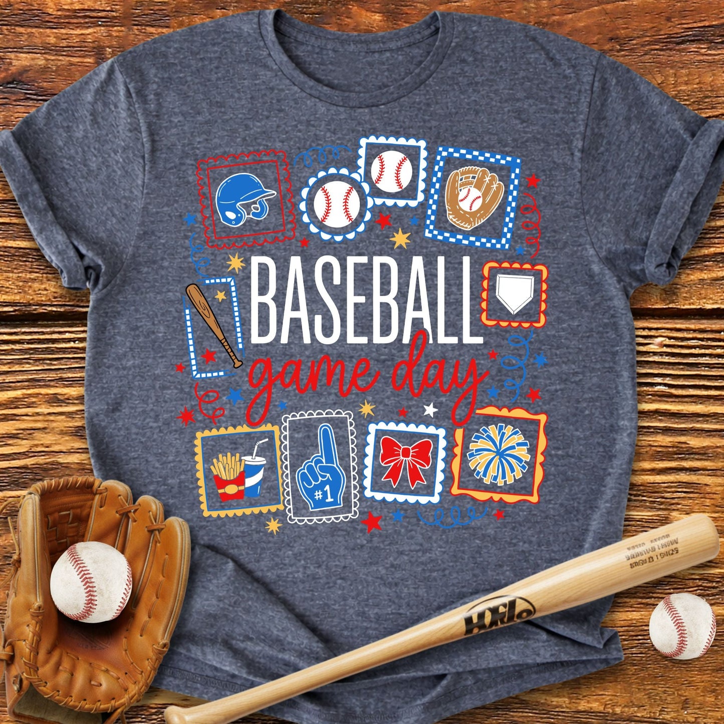Baseball Game Day T-Shirt - HomeRun PrintsT-Shirt