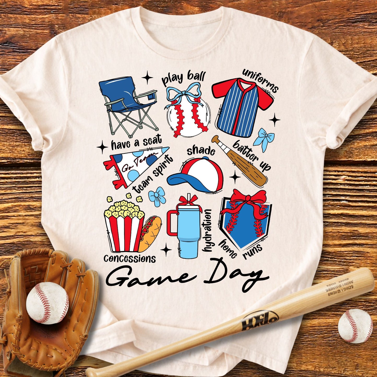 Baseball Game Day T-Shirt - HomeRun PrintsT-Shirt