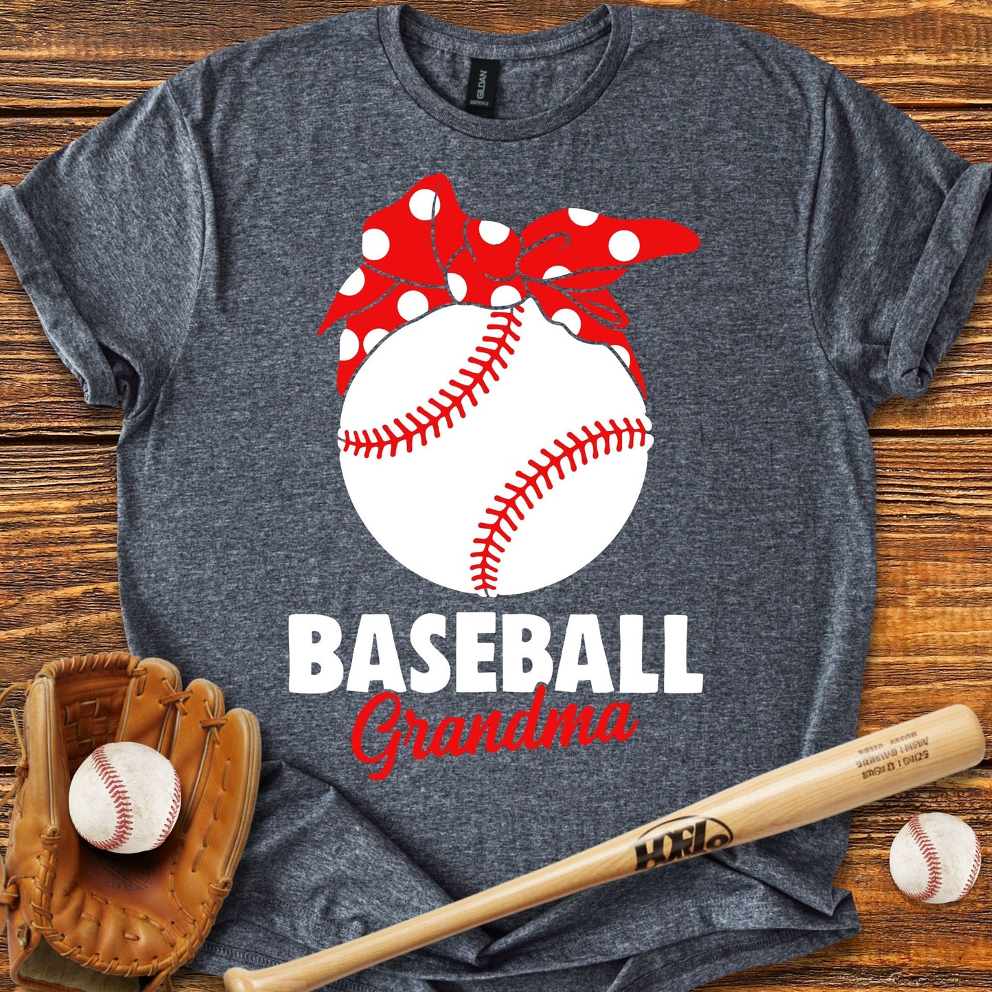 Baseball Grandma T-shirt - HomeRun PrintsT-Shirt