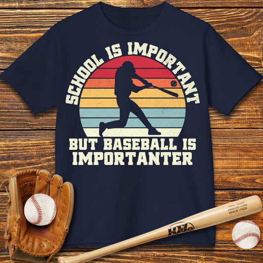 Baseball Is Importanter Kids T-Shirt - HomeRun PrintsKids clothes
