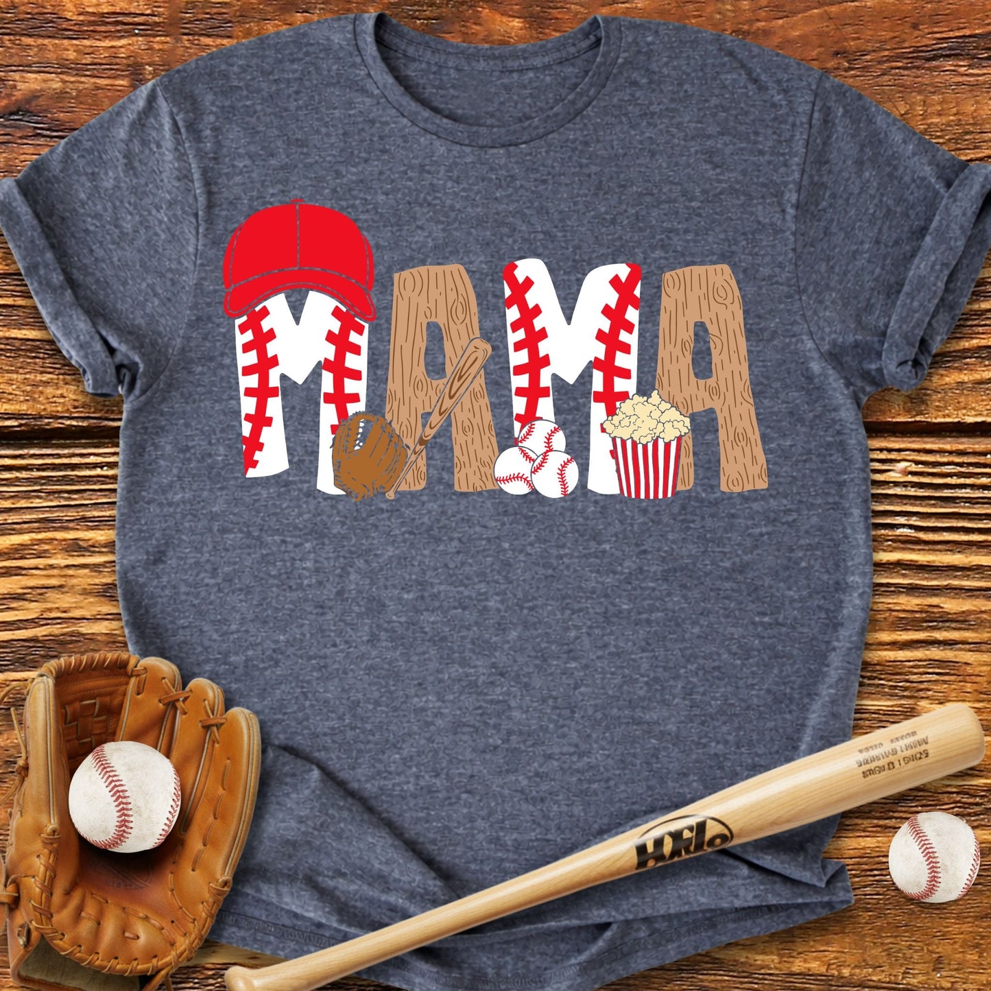 Baseball Mama T-Shirt - HomeRun PrintsT-Shirt