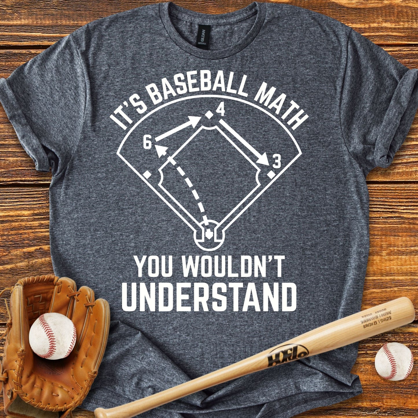 Baseball Math T-shirt - HomeRun PrintsT-Shirt