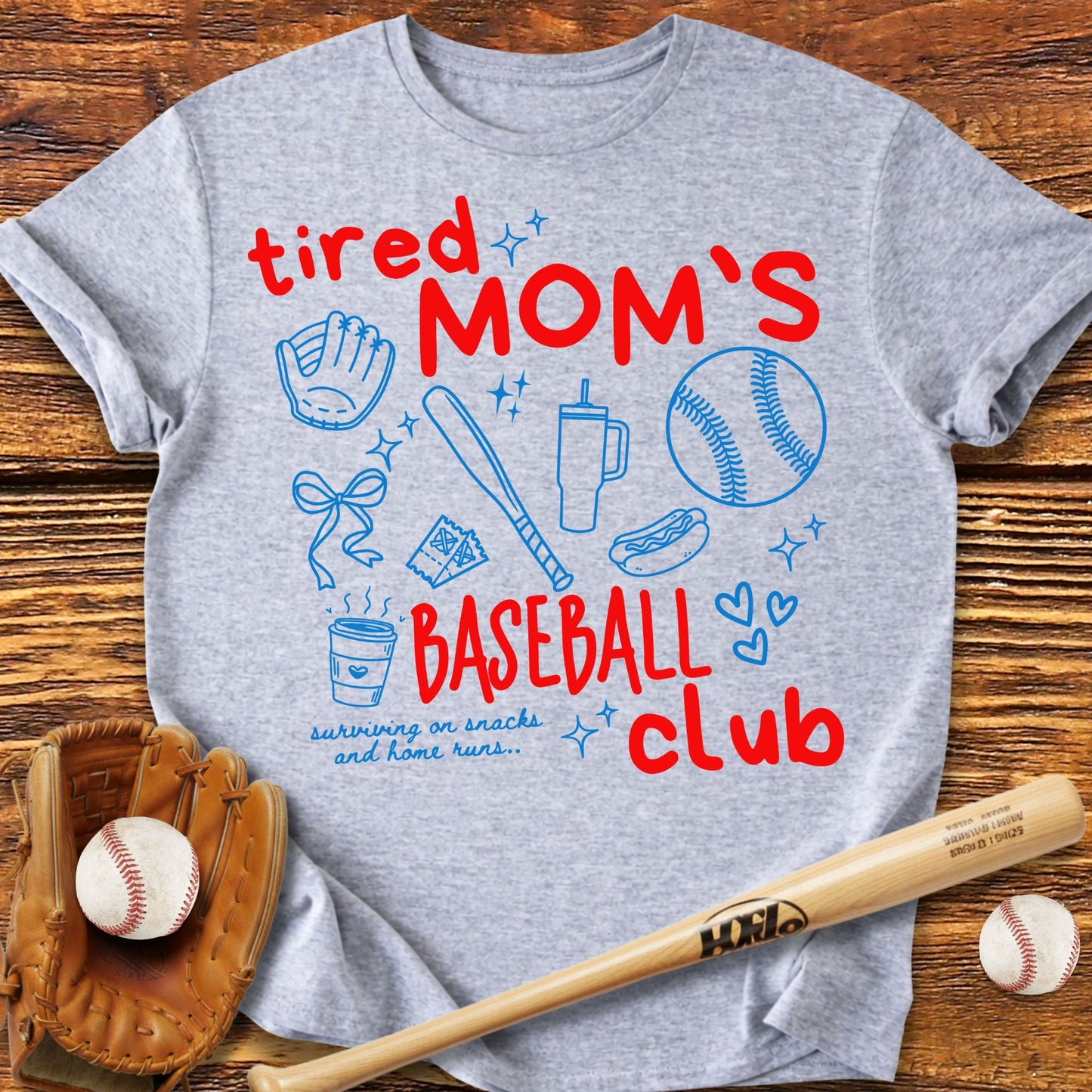 Baseball Mom Club T-Shirt - HomeRun PrintsT-Shirt