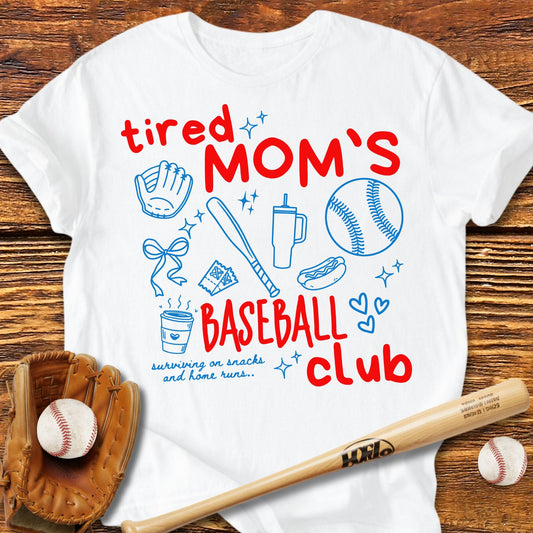 Baseball Mom Club T-Shirt - HomeRun PrintsT-Shirt