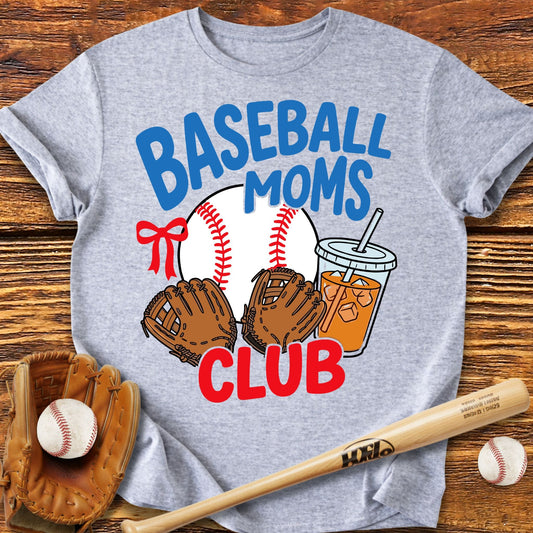 Baseball Moms Club T-shirt - HomeRun PrintsT-Shirt